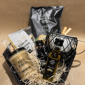 Luxe kaas fondue kerstpakket