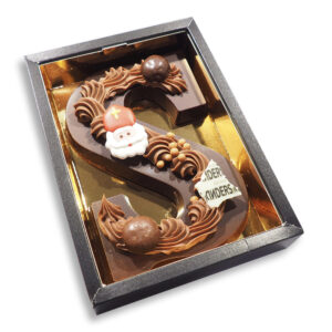 Chocoladeletter gespoten melk klein