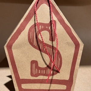Jute kadozak met trekkoord 20x30 cm